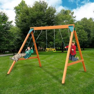 Wooden Swing Sets for Kids Outdoor Playsets