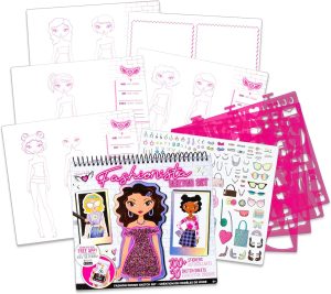 Fashion Deseing Sketch book for Beginners - 9 years old girls