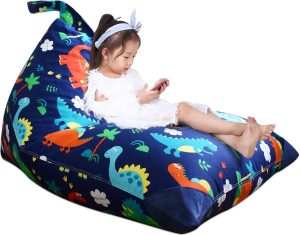Jorbest Stuffed Animal Storage Bean Bag Chair for Kids