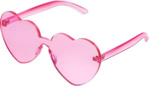 Maxdot Heart Shape oversized Sunglasses