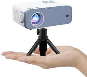 Mini Projector, VOPLLS 1080P Full HD Supported Video Projector - Best WIFI Projector for Outdoor Movies