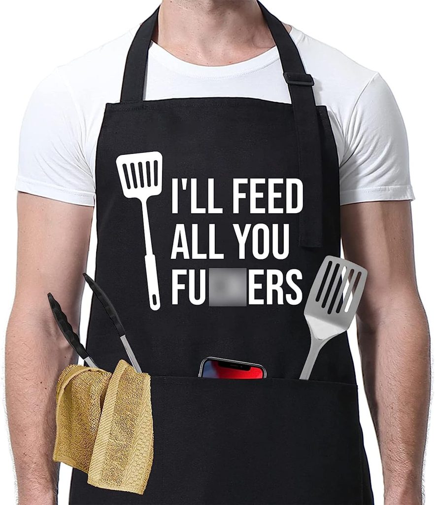Miracu Funny Apron for Dad Christmas Gifts