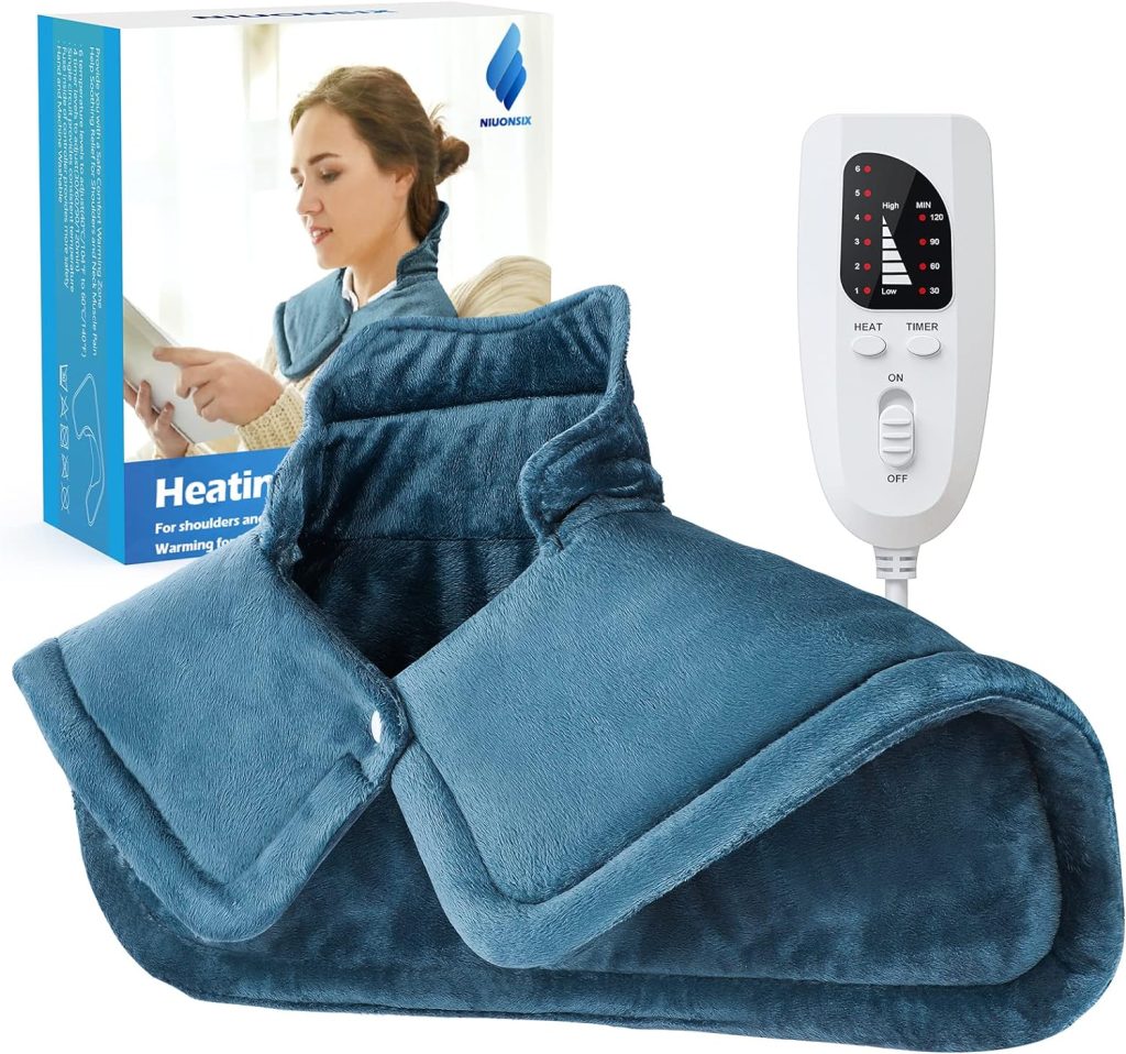 NIUONSIX Heating Pad for Neck and Shoulders - Christmas Gifts