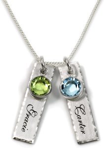 Unity in Two Personalized Charm Necklace -Christmas Gifts
