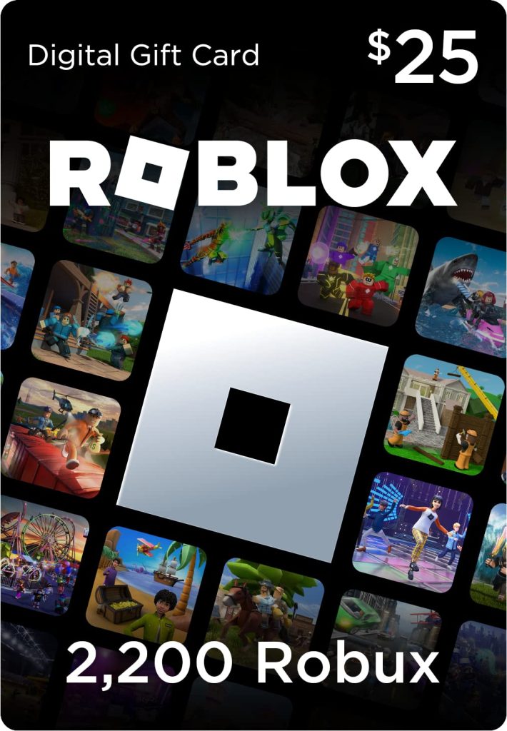 Roblox Digital Gift Codes for 2,200 Robux - Christmas Gift