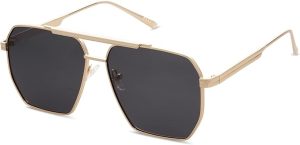 SOJOS Retro Oversized Square Polarized Sunglasses for Women