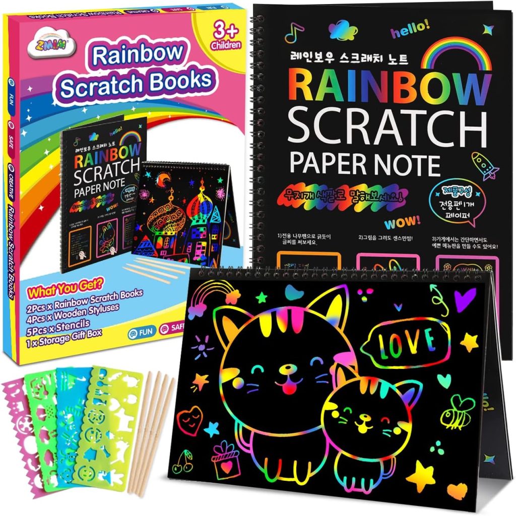 Scratch Paper Art-Crafts-Christmas Gifts
