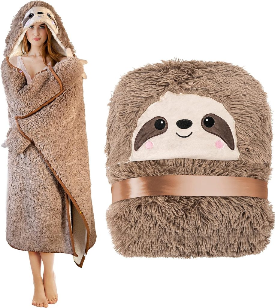 Sloth Wearable Hooded Blanket - Christmas Gifts