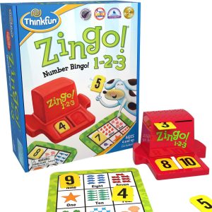 Think Fun Zingo 1-2-3 Number Bingo - Stem Toys