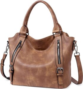 CLUCI Purses for Women Vegan Leather Handbags Tote Purse Shoulder Bag Large Ladies Hobo Bags