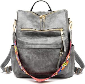 ZOCILOR Women's Fashion Backpack Purse Multipurpose Design Convertible Satchel Handbags Shoulder Bag Travel bag