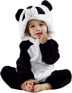 QIAONIUNIU Halloween Baby Panda Costumes Toddler