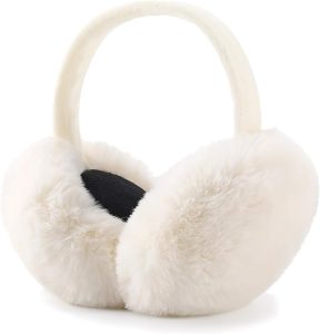 LCXSHYE Winter Ear muffs Faux Fur Warm Earmuffs Cute Foldable Outdoor Ear Warmers For Women Girls