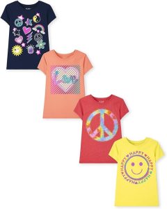 The Children's Place Girls Short Sleeve Graphic T-Shirt