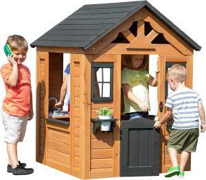 Sweetwater All Cedar Wooden Playhouse