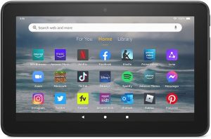 
Amazon Fire 7 tablet, 7” display, read and watch, under $60 with 10-hour battery life, (2022 release), 16 GB, Black
