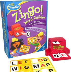 
ThinkFun Zingo Word Builder Early Reading- Award Winning Game 6 players for Pre-Readers and Early Readers