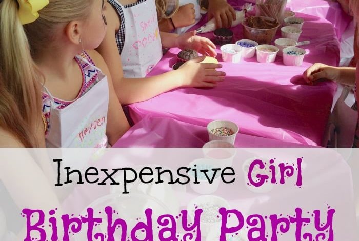 Inexpensive Girl Birthday Party Ideas