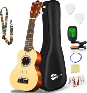 Everjoys Soprano Ukulele Beginner Pack - kids guitar