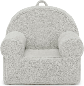 ILPEOD Toddler Chair Sherpa Couch Kids Plush Chair- Pottery Barn Anywhere Chair