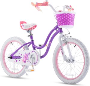 
Royalbaby Stargirl Kids Bike Girls 12 14 16 18 20 Inch Children's Bicycle with Basket for Age 3-12 Years